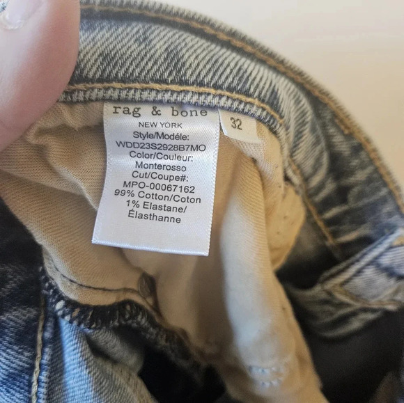 Rag&Bone Peyton Mid Rise Bootcut Jeans 32 - Picture 7 of 9